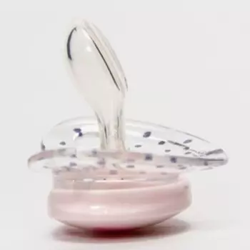 Соска-пустышка ортодонтическая, силикон, от 6 мес., ADORE, в контейнере «Цветы»