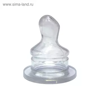 Соска силиконовая анатомическая, от 6 до 12 мес, размер L (соки,пюре)
