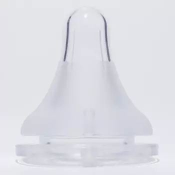 Соска для бутылочки, +6мес., быстрый поток, классическое горло 35мм.