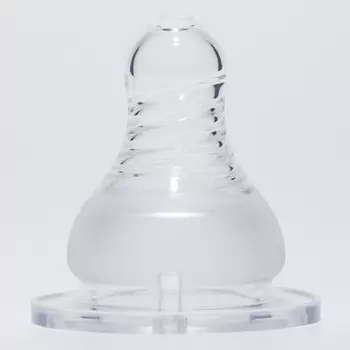 Соска силиконовая на бутылочку, антиколиковая., от 6 мес., для густой пищи