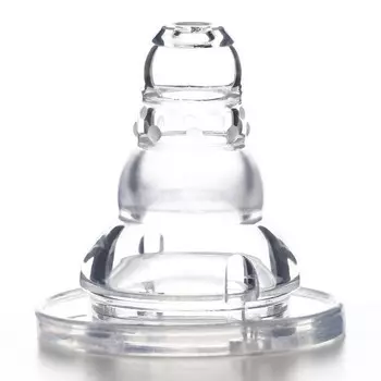 Соска силиконовая на бутылочку, антиколиковая., от 6 мес., для густой пищи