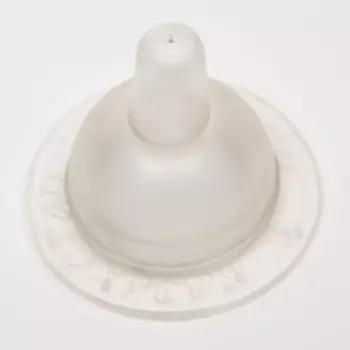 Соска силиконовая, широкое горло, от 6 мес., быстрый поток