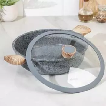 Сотейник со стеклянной крышкой Nadoba Mineralica, d=28 см