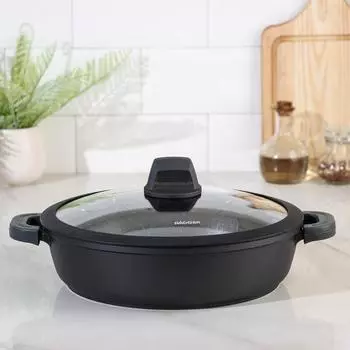 Сотейник Nadoba Dara, стеклянная крышка, d=28 см