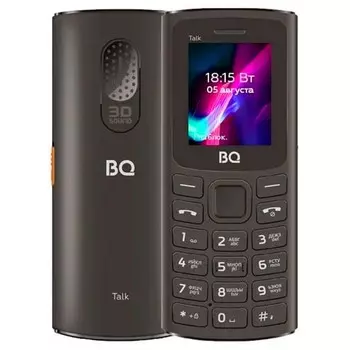 Сотовый телефон BQ M-1862 Talk, 1.77", 2 sim, 64Мб, microSD, FM, 600 мАч, фонарик, черный