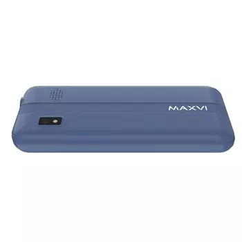 Сотовый телефон Maxvi K21, 2.4", 1.3 Мп, microSD, 2 sim, FM, фонарик, 1400 мАч, синий