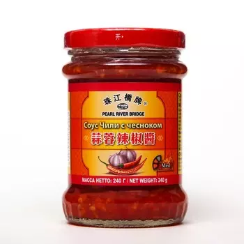 Соус Чили с чесноком PEARL RIVER BRIDGE, 240 г
