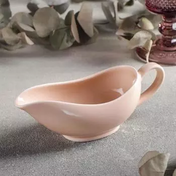 Соусник «Акварель», 150 мл, цвет розовый