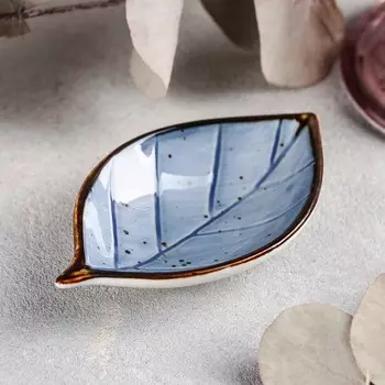 Соусник «Индиголит», 10×6×2 см, цвет синий