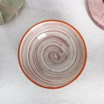 Соусник Доляна «Искушение», 60 мл, d=8 см, керамика, бежевый