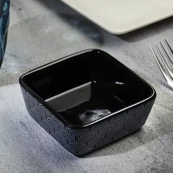 Соусник керамический Дорого внимание «Орнамент», 8,5 х 8,5 х 3,5 см