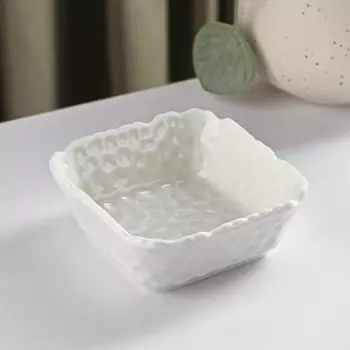 Соусник «Воздушность», 90 мл, 83 см, керамика, белый