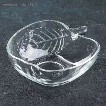 Соусник стеклянный «Яблоко», 100 мл, 12124 см