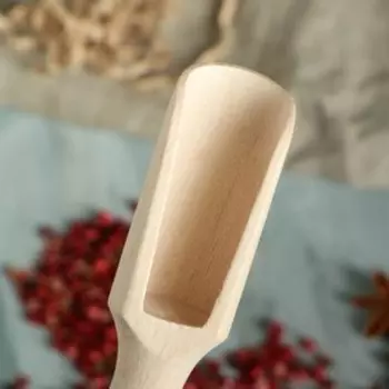 Совочек для специй "Классический", 11 х 2,5 см, массив бука