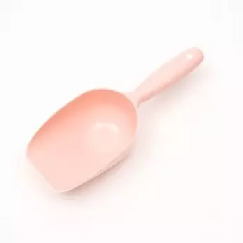 Совок мерный для корма, 24 х 8 х 6 см, розовый