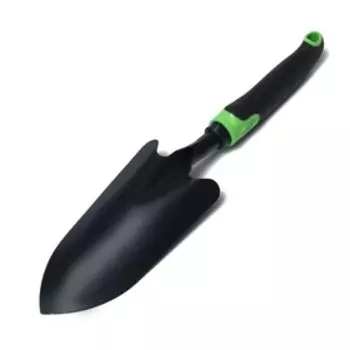 Совок посадочный Greengo, длина 31.5 см, ширина 8.5 см, эргономичная прорезиненная ручка