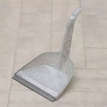 Совок с высокой ручкой Grenada, 30×22,5×24,5 см, цвет гранит светло-серый