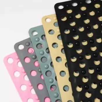 SPA-коврик для душа на присосках Доляна «Буль», 50×50 см, цвет МИКС