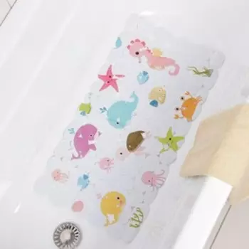 SPA-коврик для ванны на присосках Доляна «Морская игра», 35×65 см