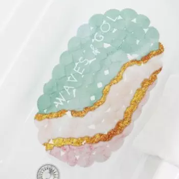 SPA-коврик для ванны на присосках Доляна «Морская лагуна», 37×67 см