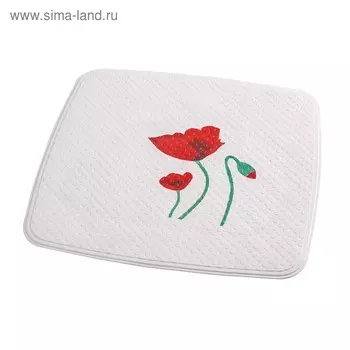 SPA-коврик противоскользящий 54х54 см Mohn, цвет красный