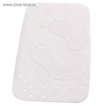 SPA-коврик противоскользящий Plattfu, цвет белый