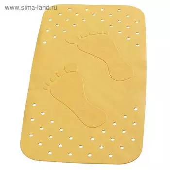 SPA-коврик противоскользящий Plattfu, цвет желтый
