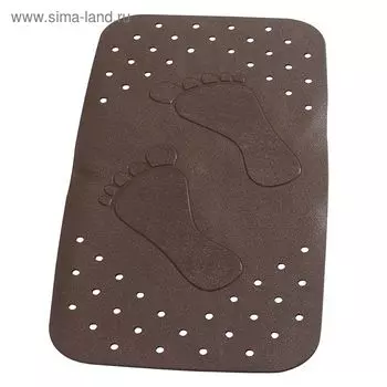 SPA-коврик противоскользящий Plattfu, коричневый