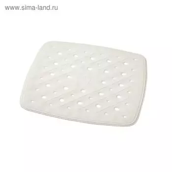 SPA-коврик противоскользящий Promo, цвет белый