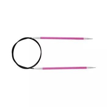 Спицы алюминиевые круговые Zing KnitPro, 60 см/5.00 мм 47101