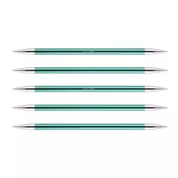 Спицы алюминиевые носочные Zing KnitPro, 20 см/8.00 мм 47046