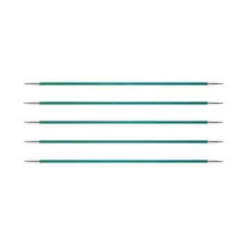 Спицы алюминиевые носочные Zing KnitPro, 20 см/3.25 мм 47036