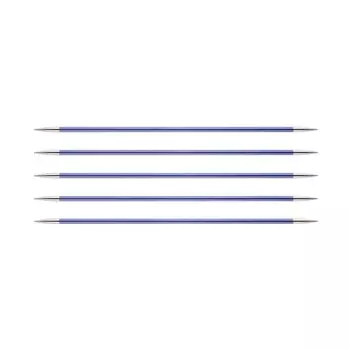 Спицы алюминиевые носочные Zing KnitPro, 20 см/4.50 мм 47040