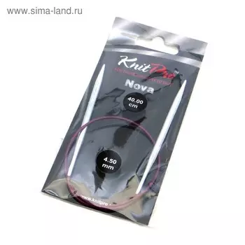 Спицы для вязания, круговые, d = 4,5 мм, 40 см