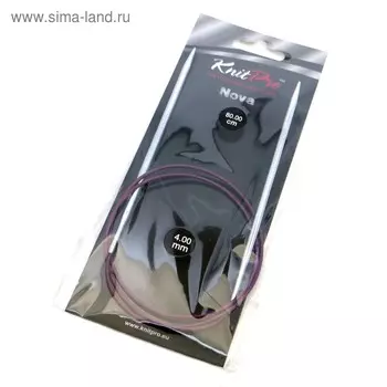 Спицы для вязания, круговые, d = 4 мм, 80 см