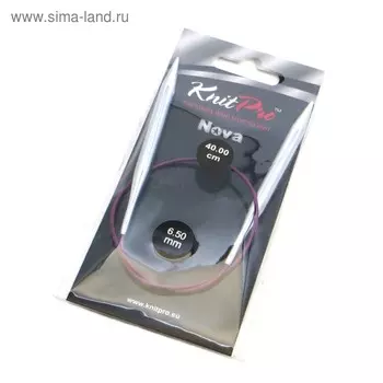 Спицы для вязания, круговые, d = 6,5 мм, 40 см