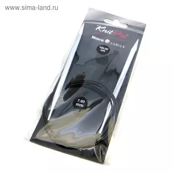 Спицы для вязания, круговые, d = 7 мм, 100 см