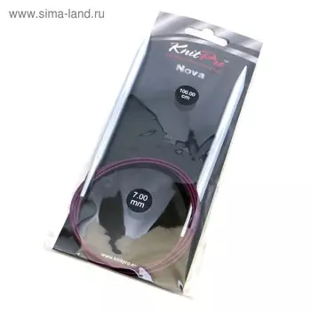 Спицы для вязания, круговые, d = 7 мм, 100 см