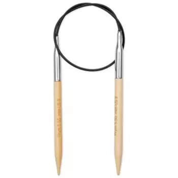 Спицы круговые, бамбуковые, 5,5 мм/40см, 1 шт