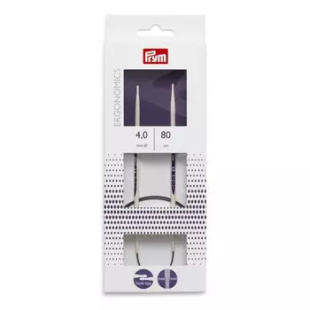 Спицы круговые Ergonomics, 4мм/80 Prym
