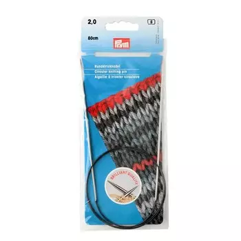 Спицы круговые, латунь 80 см/ 2 мм