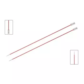 Спицы прямые Zing KnitPro, 35 см/6.50 мм 47304