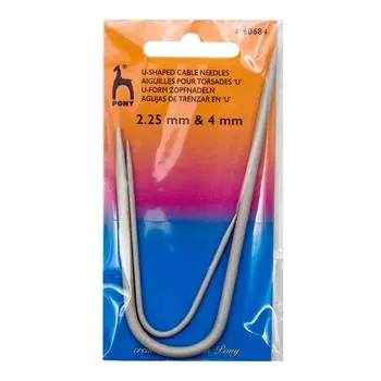 Спицы вспомогательные U-образные 2,25 мм/7,5 см, 4 мм/12 см, 2 шт.