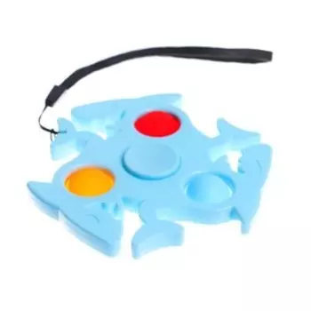 Спиннер «Акула», симпл-димпл, цвета МИКС