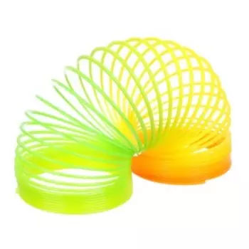 Спираль-радуга «Зелёный монстрик», в шоубоксе