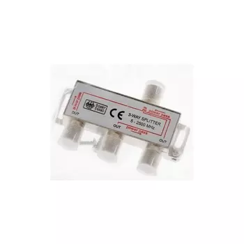 Сплиттер "Сигнал", 3-WAY, 5-2500 МГц, 3 ТВ, Черный
