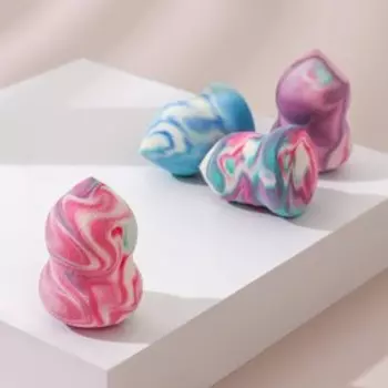Спонж для макияжа «Амфора», 4 × 6 см, цвет МИКС