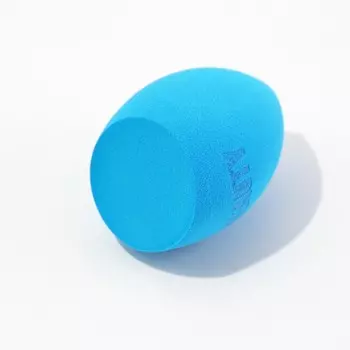 Спонж-капля скошенный Beauty, увеличивается при намокании, синий, Beauty Fox