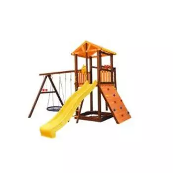 Спортивно-игровой комплекс Perfetto sport Pitigliano-8 + качели «Паутина»