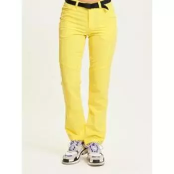Спортивные брюки Valianly женские, размер 42, цвет жёлтый